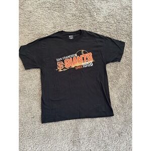 San Francisco SF Giants‎ t-shirt Men's L Large Gear For Sports Cotton Black